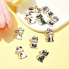 10Pcs Alloy Enamel Pendants ENAM-FS0001-83-8