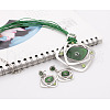 Rhombus Alloy Enamel Stud Earrings & Pendant Necklaces Sets FS-WGC3B96-02-1