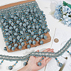 Curtain Plastic Beaded Fringe Trim OCOR-WH0090-69C-3