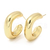 Rack Plating Brass Stud Earrings EJEW-F324-01G-1