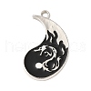 Alloy Enamel Pendants ENAM-F144-24B-1