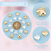 Unicraftale 60Pc 2 Colors Brass Charms FIND-UN0015-50-4