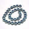 Electroplated Non-magnetic Synthetic Hematite Donut Beads Strands G-F230-13-3