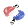 Synthetic Luminous Stone Pendants FIND-A043-03P-3