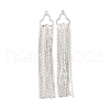 Brass Tassel Big Pendants KK-F898-22C-P-1