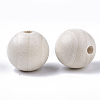 Unfinished Natural Wood Beads X-WOOD-S651-A25mm-LF-2