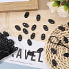 CHGCRAFT 100Pcs Plastic Connector Charms KY-CA0001-58B-4
