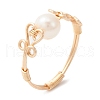 Mother's Day Jewellery Natural Pearl Finger Ring RJEW-JR00580-3