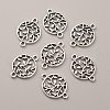 Tibetan Style Zinc Alloy Connector Charms FIND-WH0145-29AS-1