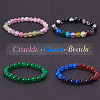 Spray Painted Crackle Glass Beads CCG-PH0002-01-10mm-5