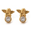 304 Stainless Steel Stud Earrings EJEW-R026-02G-4