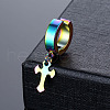316 Surgical Stainless Steel Clip-on Earrings WG5D3F4-04-1
