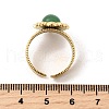 304 Stainless Steel Cuff Rings for Women RJEW-U062-02B-02G-5