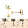 304 Stainless Steel Stud Earring Findings STAS-V003-09G-03-3