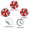 8 Sheets Plastic Waterproof Self-Adhesive Picture Stickers DIY-WH0428-104-3