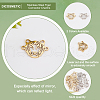 DICOSMETIC 20Pcs 2 Colors 201 Stainless Steel Connector Charms STAS-DC0009-24-4