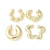 4Pcs Adjustable CCB Plastic Cuff Earrings EJEW-V006-02G-2