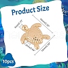 ARRICRAFT 10Pcs Rack Plating Brass Beads KK-AR0004-14-2