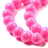 Painted Glass Bead Strands DGLA-S071-8mm-B8-4