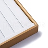 Imitation Leather Jewelry Ring Organizer Display Trays CON-G023-15-2