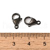 Ion Plating(IP) 304 Stainless Steel Lobster Claw Clasps STAS-AB13-B-3