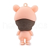 The 12 Chinese Zodiac Girl Doll PVC Plastic Pendants KY-S172-16A-2