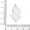 Resin Pendants RESI-Q022-02D-3