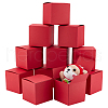 10Pcs Kraft Paper Cardboard Jewelry Gift Boxes CON-WH0001-25B-1