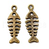 Tibetan Style Alloy Pendants TIBEP-5473-AB-LF-1