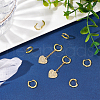  4 Pairs Clear Cubic Zirconia Hoop Earring EJEW-NB0001-11G-5