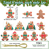 SUNNYCLUE 1Set Christmas Plastic Pendants DIY-SC0026-46C-2