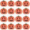 SUNNYCLUE 50Pcs Pumpkin Opaque Resin Cabochons RESI-SC0003-34-1