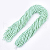 Opaque Solid Color Glass Beads Strands X-GLAA-S178-12B-10-3