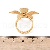 304 Stainless Steel Cuff Rings RJEW-D306-06G-2