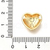 Rack Plating Brass Micro Pave Cubic Zirconia Pendants KK-I722-04G-X-3
