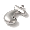 Non-Tarnish Ion Plating(IP) 304 Stainless Steel Pendants STAS-M017-08P-10-2