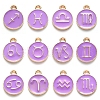 Alloy Enamel Pendants ENAM-S124-01B-01-1