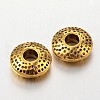 Tibetan Style Alloy Spacer Beads TIBEB-R011-AG-FF-2