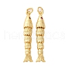 Rack Plating Brass Micro Pave Cubic Zirconia Pendants KK-M309-38J-G-1