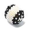 Seed Beads Beaded Charms PALLOY-MZ00290-3