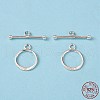 925 Sterling Silver Toggle Clasps STER-A008-37-3