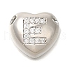 Rack Plating Brass Micro Pave Cubic Zirconia Pendants KK-I722-04P-E-1