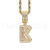 Brass Micro Pave Cubic Zirconia Pendants PW-WG3207D-21-1