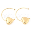 304 Stainless Steel C-Shaped Stud Earrings EJEW-V015-04G-02-1