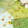 34Pcs Sunflower DIY Knitting Tool Sets HJEW-AB00701-5
