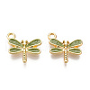Light Gold Plated Alloy Charms ENAM-T009-02C-2