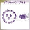 Raw Rough Natural Amethyst Beads G-WH0016-35-2