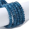 Dyed Natural Malaysia Jade Rondelle Beads Strands G-E316-2x4mm-54-1
