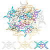 Unicraftale 18Pcs 3 Colors 201 Stainless Steel Pendants STAS-UN0046-63-1