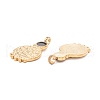 PVD Vacuum Plating 304 Stainless Steel Enamel Pendants STAS-G255-07G-3